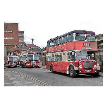 ptc6899 - Berks - Reading Bus No.36, Reg.36 DP at the Bus Station - print 6x4