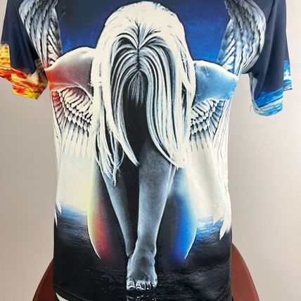 Angel Wings Heaven & Hell Good vs Evil Double Sided T-Shirt