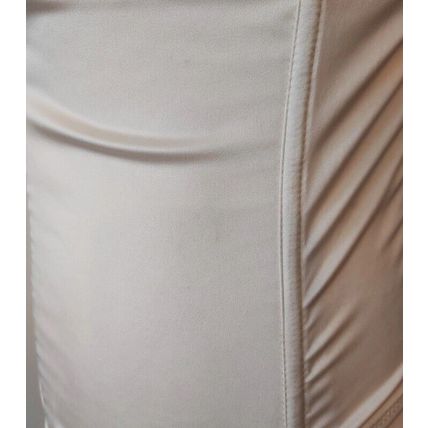 Cream Corset Bustier Burlesque Basque Lace Suspenders cream lingerie S XS 8 34B
