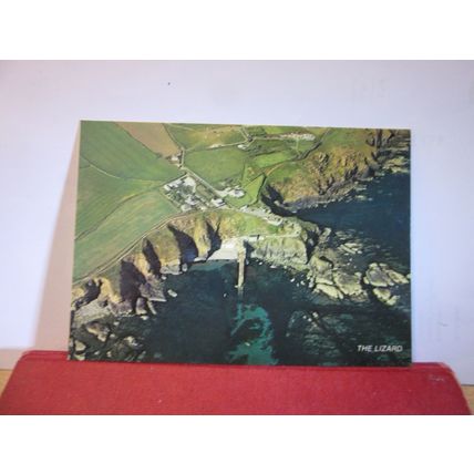 AERIAL VIEW, THE LIZARD, Cornwall unused postcard =