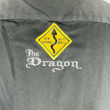DEALS Gap Motorcycle Resort The Dragon 318 Curves Lrg Shirt