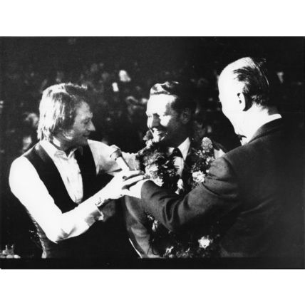 Alex Higgins 1979 Snooker B&H Final Vintage PB Media Photo