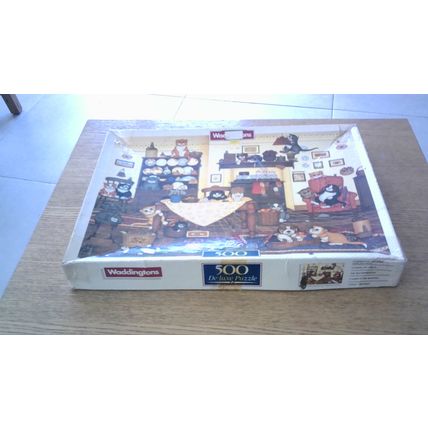 CRAZY CATS... FARMHOUSE KITCHEN by Linda Jane Smith Jigsaw (500 Piece) 1984