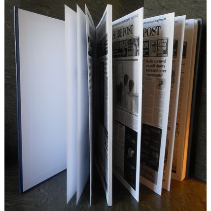 THE YORKSHIRE POST ALL 2009 FRONT PAGES NEWSPAPER COMPILATION BOOK