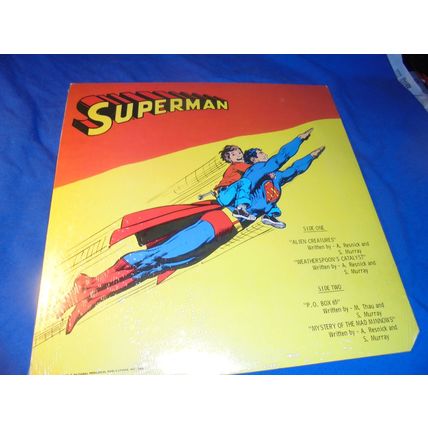 SEALED SUPERMAN 1975 LP Record!! 4 Stories!! Neal Adams Artwork!! 60.00 Shipped