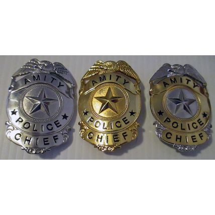 Jaws 40th Anniversary Replica Prop Badge Set Jaws 1, 2 and Gold Edition 7/10