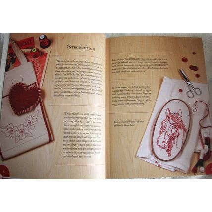 Redwork from The Workbasket - Rebbecca Kemp Brent