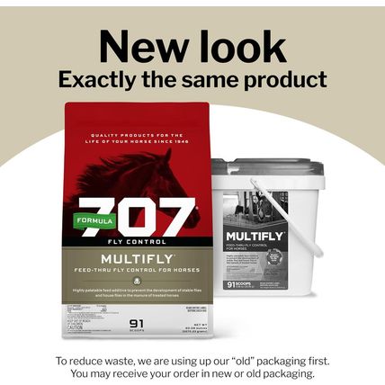 Formula 707 Multifly Feed-Thru Fly Control Pellets for Horses - Palatable & Safe