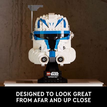 LEGO Star Wars Captain Rex Helmet Building Set, the Clone Wars Collectible Model