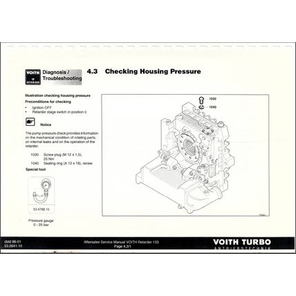 Voith Retarder 133 Aftersales Service Manual Training CBTD9801 53264110 PDF