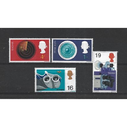 GB.British Discovery and Invention set of 4.Mounted Mint.Jul25a