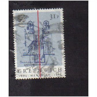 1984 GB GREENWICH MERIDIAN 31P F/U SG1257