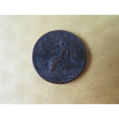 1806 GEORGE III HALFPENNY FREE POST. AS