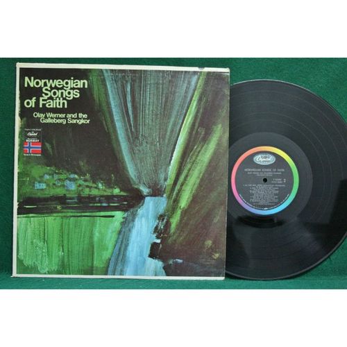 Olav Werner/Galleberg Sangkor - Norwegian Songs Of Faith - T 10382 - EX-