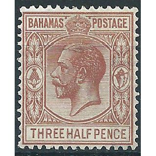 Bahamas 1934 SG117 1 1/2d Brown-Red Mounted Mint.. ..