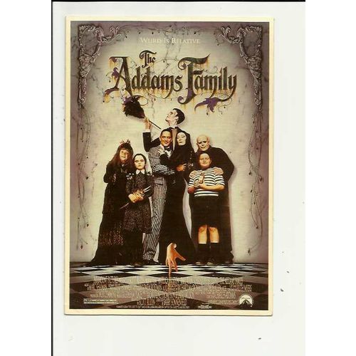 THE ADDAMS FAMILY Angelica Huston Poster Art Postcard by Avant Garde (P1295)