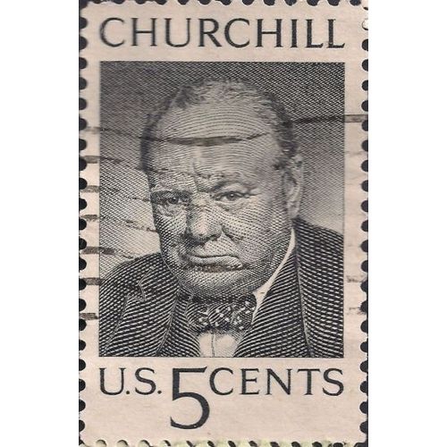 USA, PEOPLE, Winston Churchill, grey 1965, 5c, #4