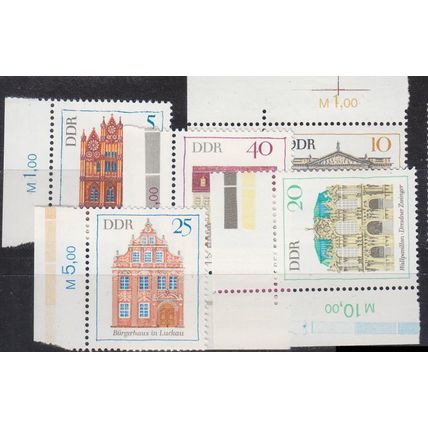 GERMANY DDR [1969] MiNr 1434-39 ( **/mnh ) Bauwerke