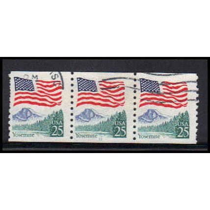 Used 2280a 25c U.S. Flag Fine PNC 11/3 PA2880