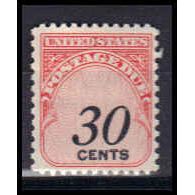 J98 30c Postage Due Just Clears MNH KA0821