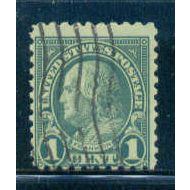 Used 581 1c Benjamin Franklin Average A16279