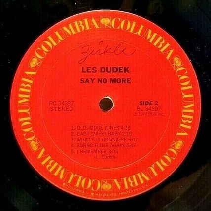Les Dudek - Say No More - LP Vinyl (P4)