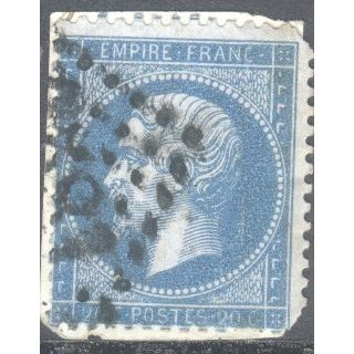 France 1853 - SG 51 - 20c blue Napoleon 111 - used 8