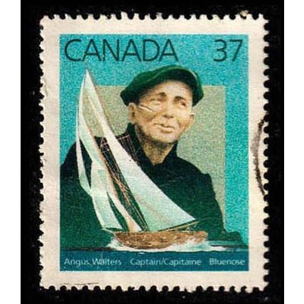 Canada 1988 Angus Walters Yachtsman 37c Used Stamp