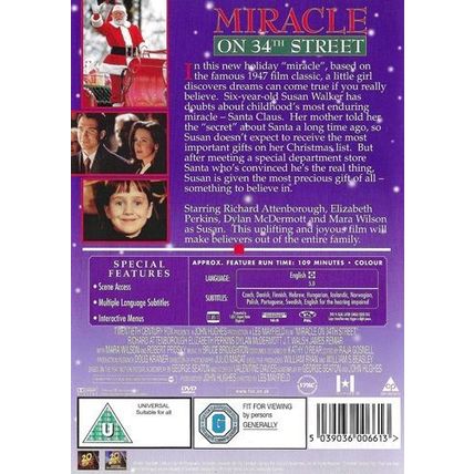 Miracle On 34th Street [DVD] [1994] [DVD] (2005) Richard Attenborough; Bill Ryan