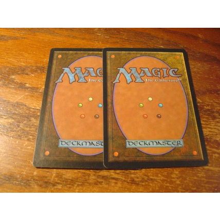 Magic the Gathering, MTG, 2-Cards, 1996, ex/nm, INFERNAL HARVEST