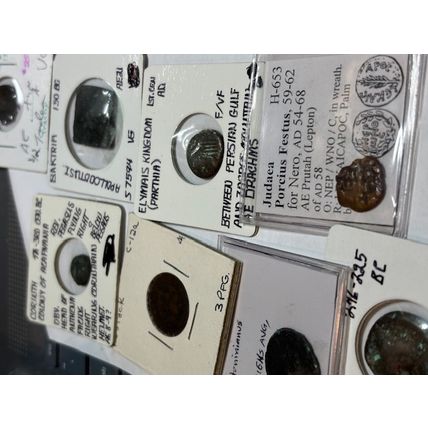 Lot of 20 Ancients and Medieval VG-XF coins from a dealer ive bought from 31 yrs