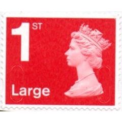 2019 Machin Security 1st Large M19L& MFIL From Booklet of Four Unfrked On Piece