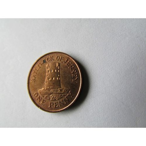 1986 QUEEN ELIZABETH II BAILIWICK OF JERSEY ONE PENNY FREE POST. AX