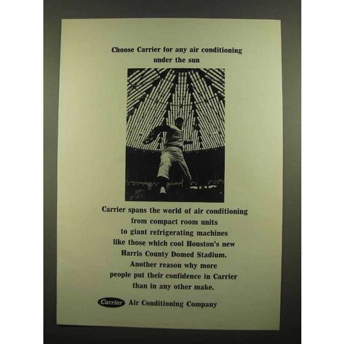 1965 Carrier Air Conditioning Ad - Any Under The Sun