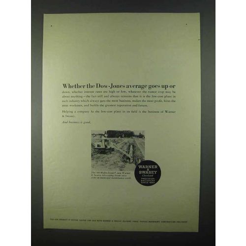 1967 Warner & Swasey 300 Hydro-Scopic Ad - Dow-Jones