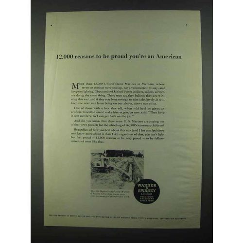 1967 Warner & Swasey 300 Hydro-Scopic Ad - Proud