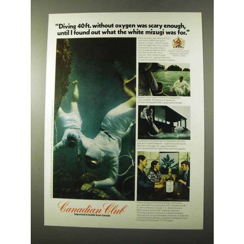 1972 Canadian Club Whisky AD - The White Mizugi