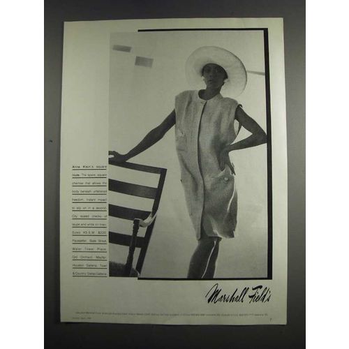 1984 Marshall Field's Anne Klein Chemise Ad