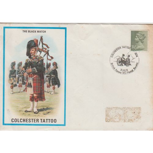 GB 1974 Colchester Tattoo Special Cover Colchester BFPO pm see others