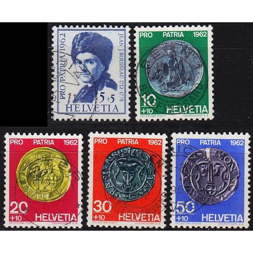 SCHWEIZ SWITZERLAND [1962] MiNr 0751-55 ( O/used ) Pro Patria