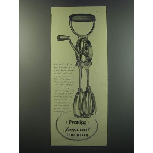 1955 Prestige Imperial Food Mixer Advertisement