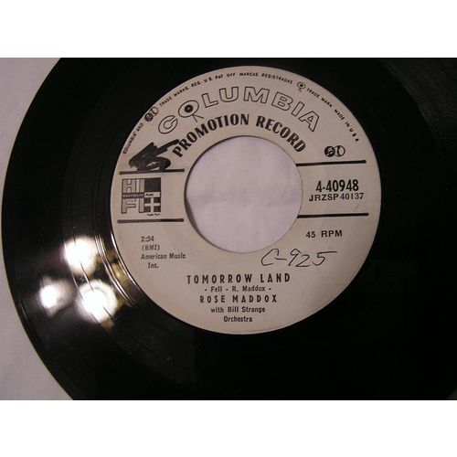 Rose Maddux Promo 45-OLD MAN BLUES/TOMORROW LAND