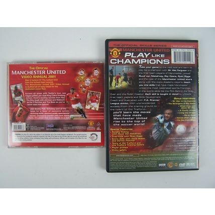 Manchester United Football Soccer Club CD/DVD Lot