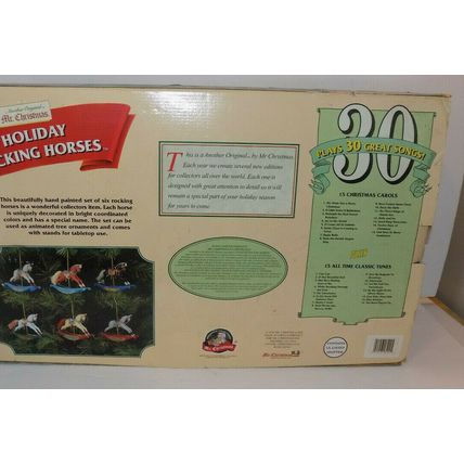 Mr. Christmas Holiday Rocking Horses Six Horses 15 Carols 15 Classic Songs