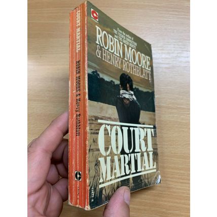 1973 ROBIN MOORE HENRY ROTHBLATT COURT MARTIAL VIETNAM WAR FICTION PB BOOK (P3)