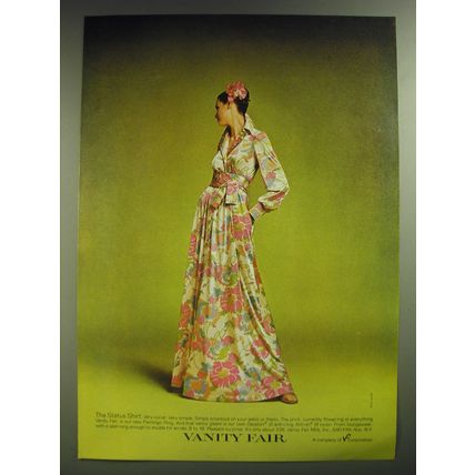 1974 Vanity Fair Loungewear Advertisement - Neal Barr - The Status Shirt