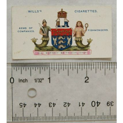 1913 Wills Arms of Companies No. 7 Fishmongers' Company
