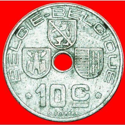 OCCUPATION BY GERMANY ~ DUTCH: BELGIUM★ 10 CENTIMES 1942★LOW START★NO RESERVE
