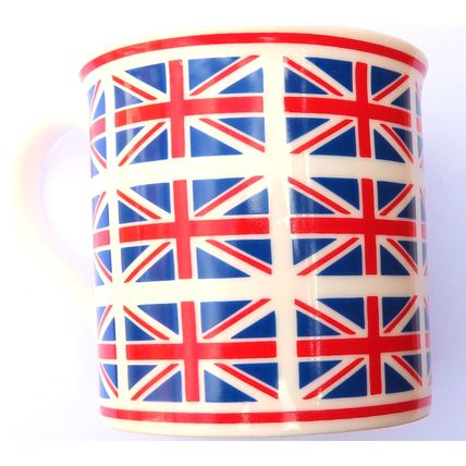 Union Jack Fine China Mug & Coaster Set 8 CM