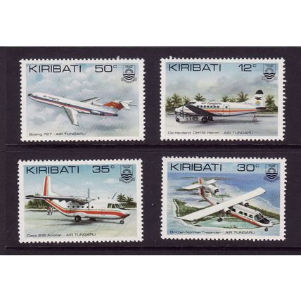 KIRIBATI 1982 AIR TUNGARU SG 179 / 182 SET 4 VALS U/M MINT #4